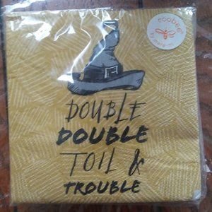 Double Double Toil & Trouble HALLOWEEN NAPKINS
